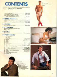 Derek Savage in PlayGirl