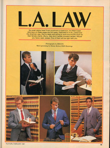 Derek Savage in PlayGirl